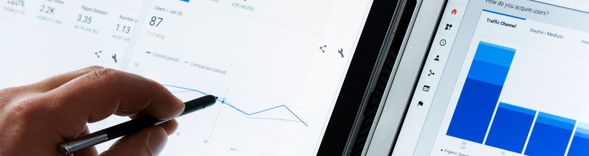 Auditoría SEO en Mallorca con análisis técnico — dashboard de rendimiento orgánico islaNet