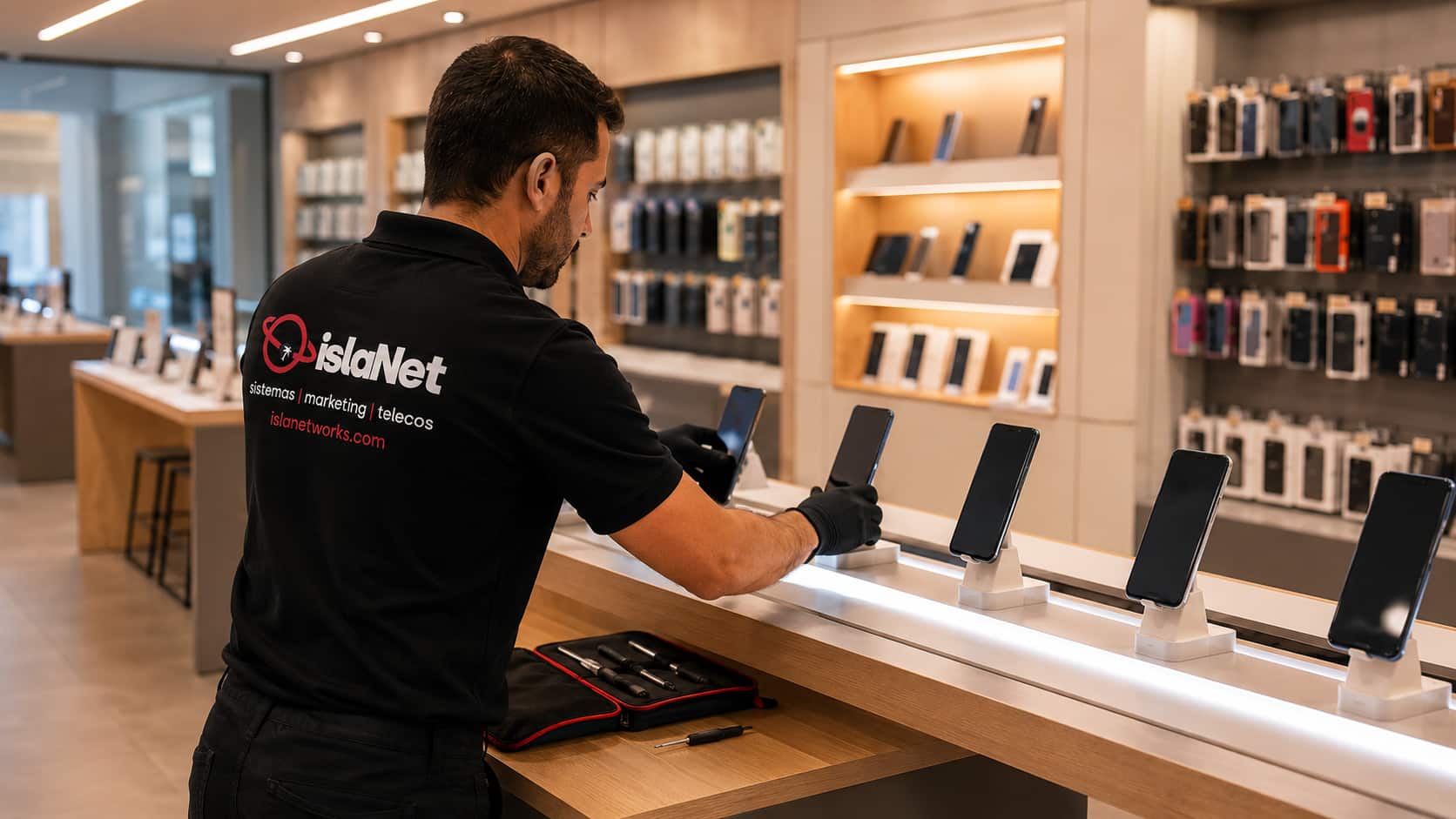 Corporate networks and structured cabling for businesses in Mallorca